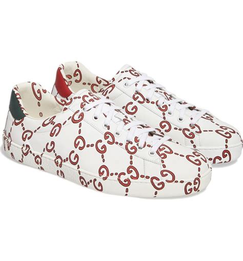 gucci ghost print shoes|Gucci ace sneakers sale.